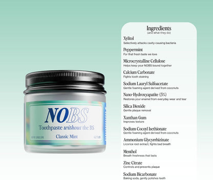 NOBS Toothpaste Tablets